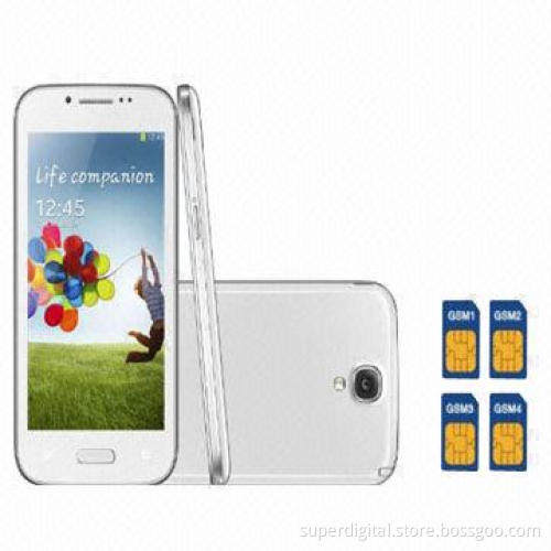 Quad SIM Phone with Good Quality, FM, Bluetooth, MP3/MP4 Player Function